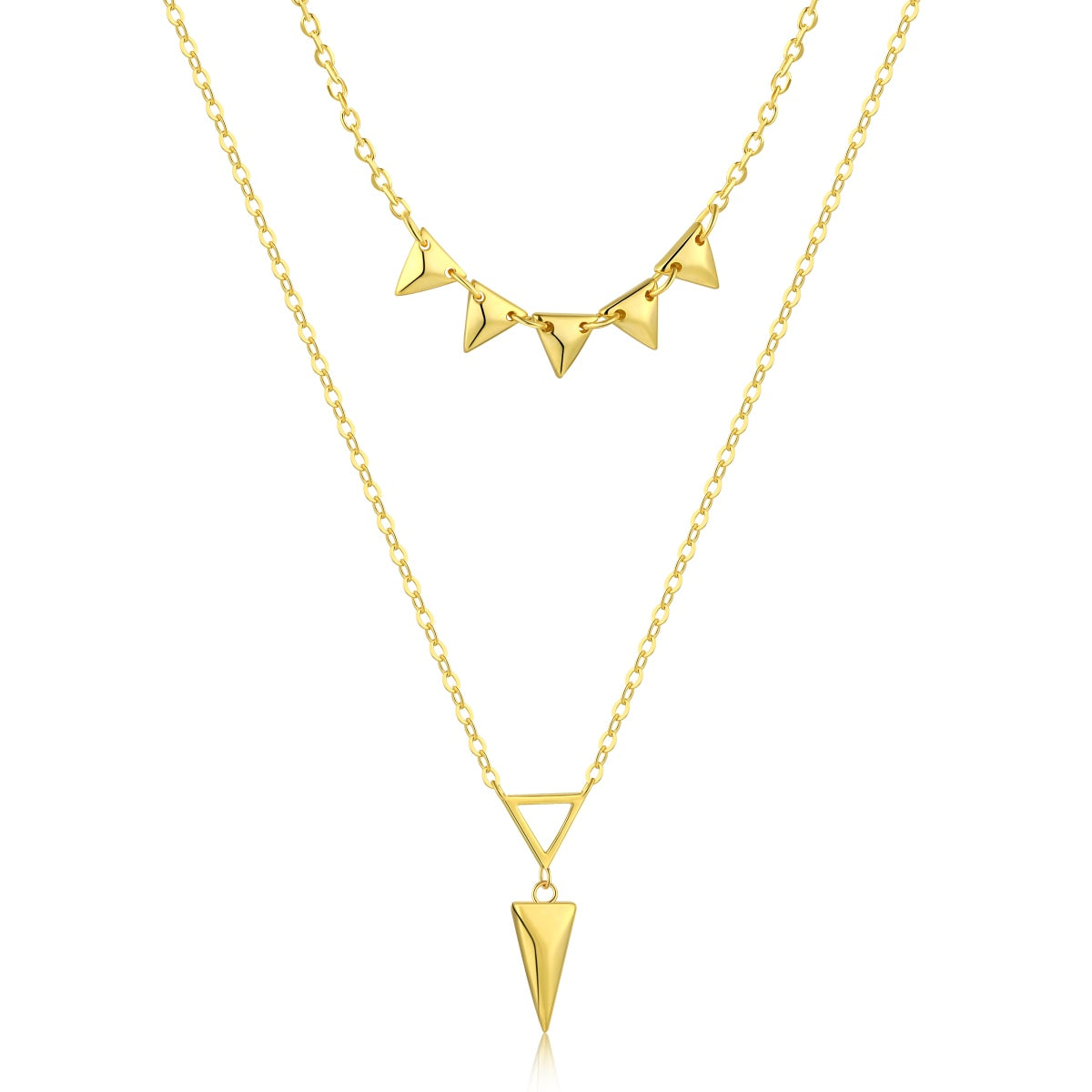 GIOVE MIO CHAIN NECKLACE WITH 925 YELLOW SILVER PENDANT