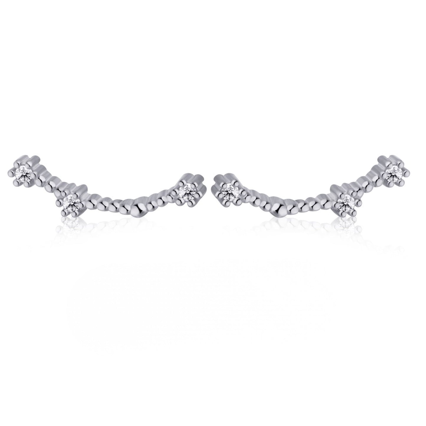 GIOVE MIO Studs Constelacion Piscis Ag 925 en Plata 925. Plata 925 / #N/A / 3X12MM