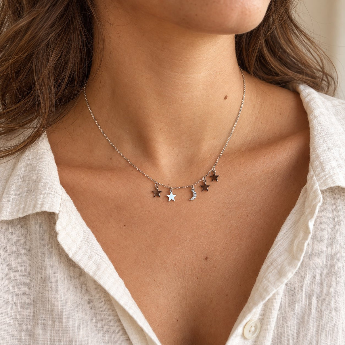 GIOVE MIO Cadena con Dijes Varios en Plata 925. Plata 925 / #N/A
