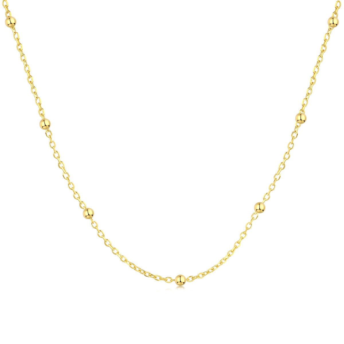GIOVE MIO Cadena Allegra en Plata 925 Bañada en Oro Amarillo de 18Kt. Plata 925 Bañada en Oro 18Kt / Amarillo