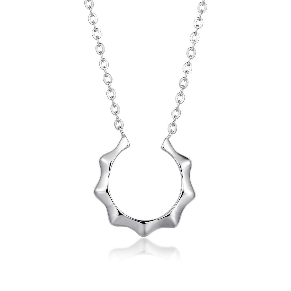 GIOVE MIO CHAIN NECKLACE WITH 925 WHITE SILVER PENDANT