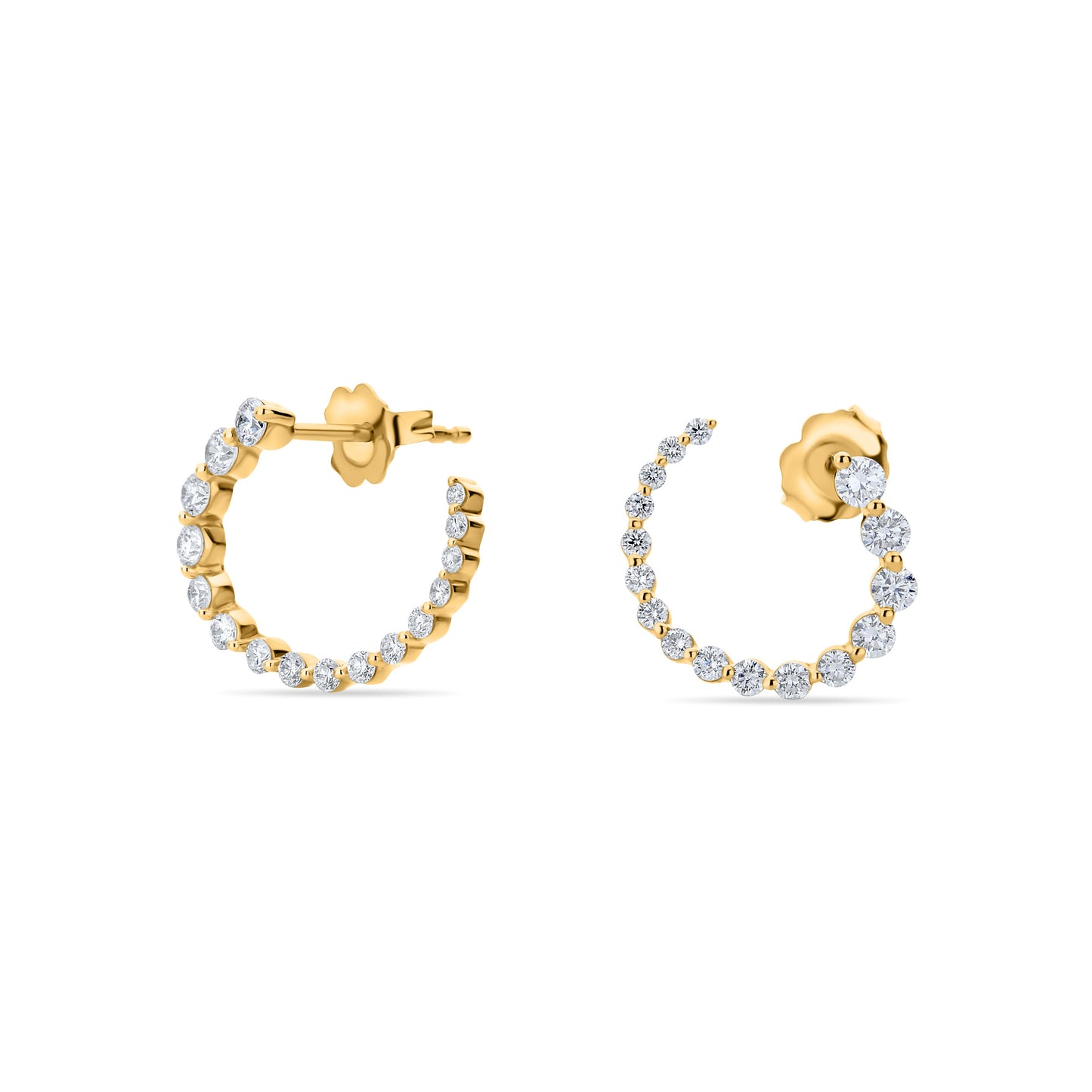 GIOVE MIO: Anillo de Oro Amarillo 14kt con Diamante Natural 0.87ct - ¡Deslumbra con Elegancia y Estilo! ORO 14KT / AMARILLO / 15 X 15 MM