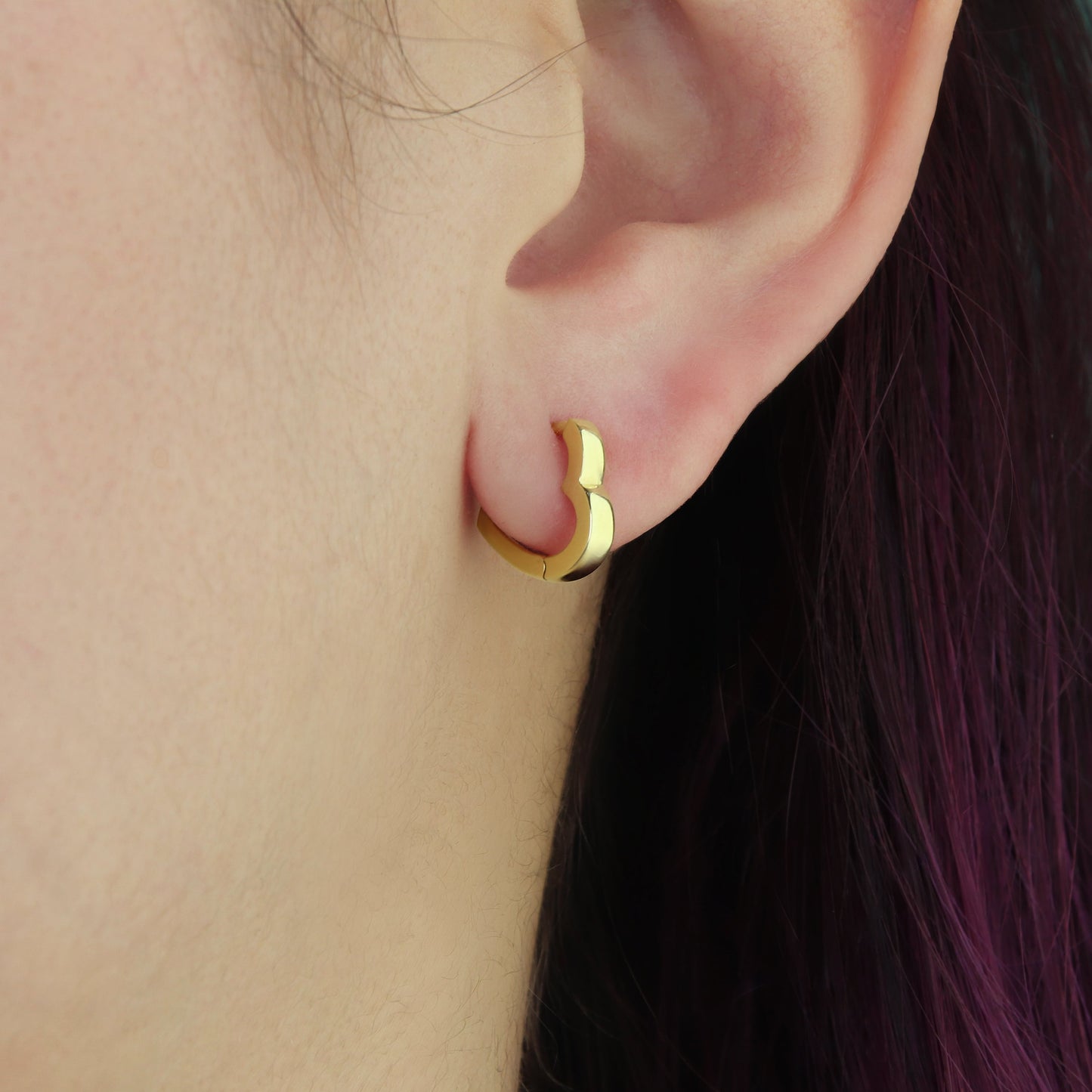 GIOVE MIO Huggies en Oro Amarillo de 14Kt. Oro 14Kt / Amarillo / 11X10MM