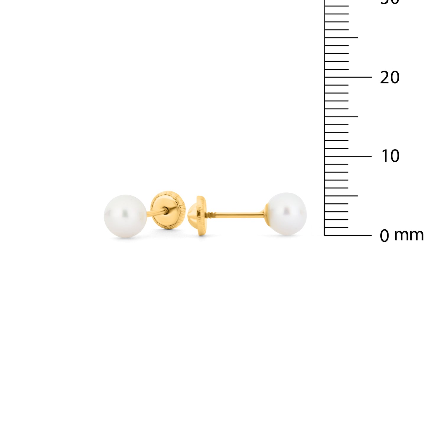 GIOVE MIO: Exclusivos aretes de bebé en oro amarillo de 18kt con cierre de seguridad y perla, la joya perfecta para celebrar la llegada de tu pequeño tesoro. ¡Hazlo brillar desde el primer día con elegancia y estilo! ORO 18KT / AMARILLO