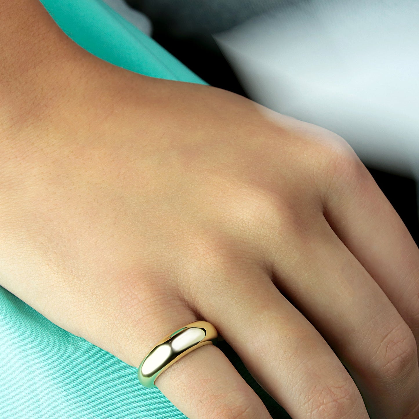 GIOVE MIO: Anillo Fashion de Oro Amarillo 14kt - ¡Deslumbra con Estilo! ORO 14KT / AMARILLO