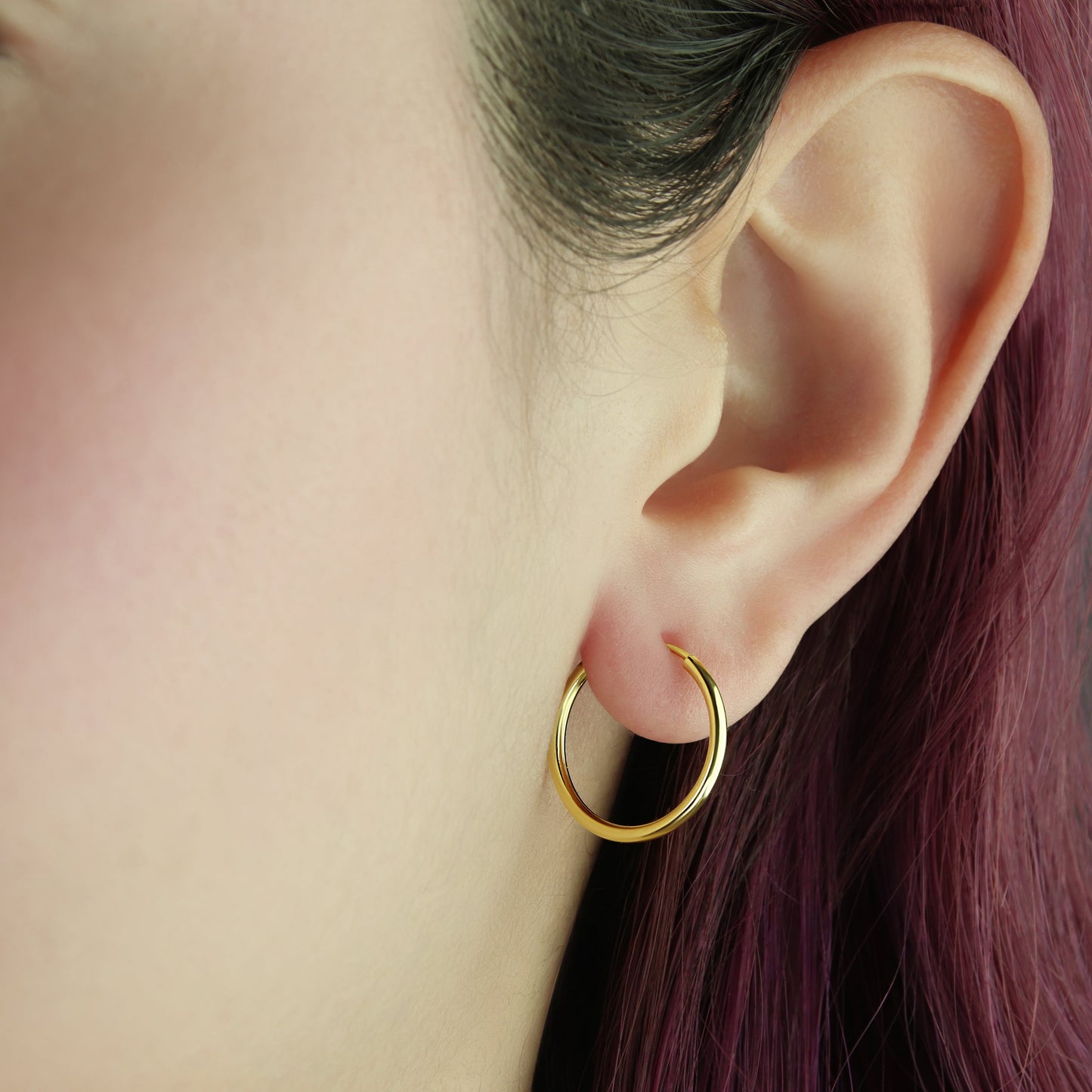 GIOVE MIO Argollas en Oro Amarillo de 18Kt. Oro 18Kt / Amarillo / 16MM TUB 1.3MM