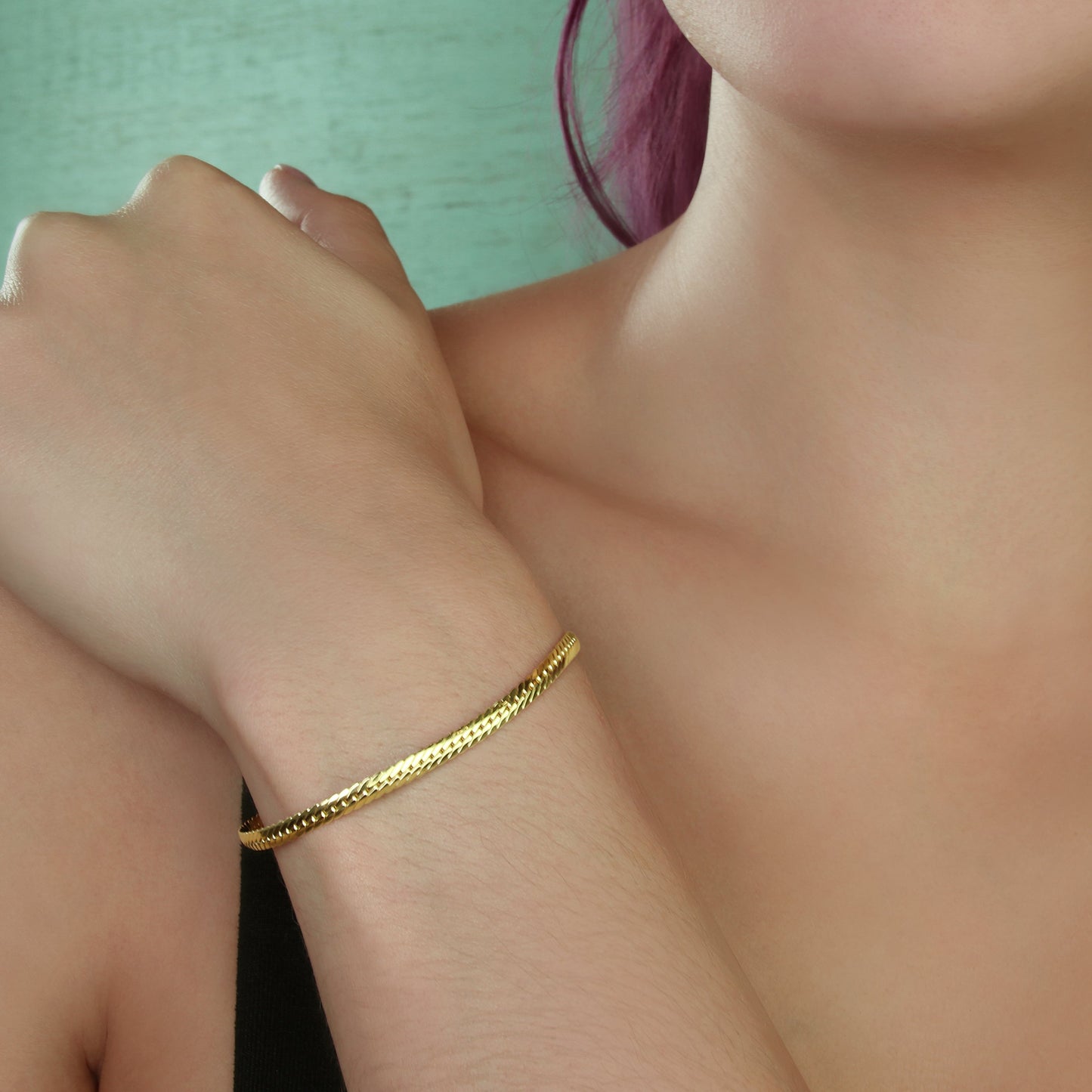 GIOVE MIO Pulsera de Cadena en Oro Amarillo de 18Kt. Oro 18Kt / Amarillo