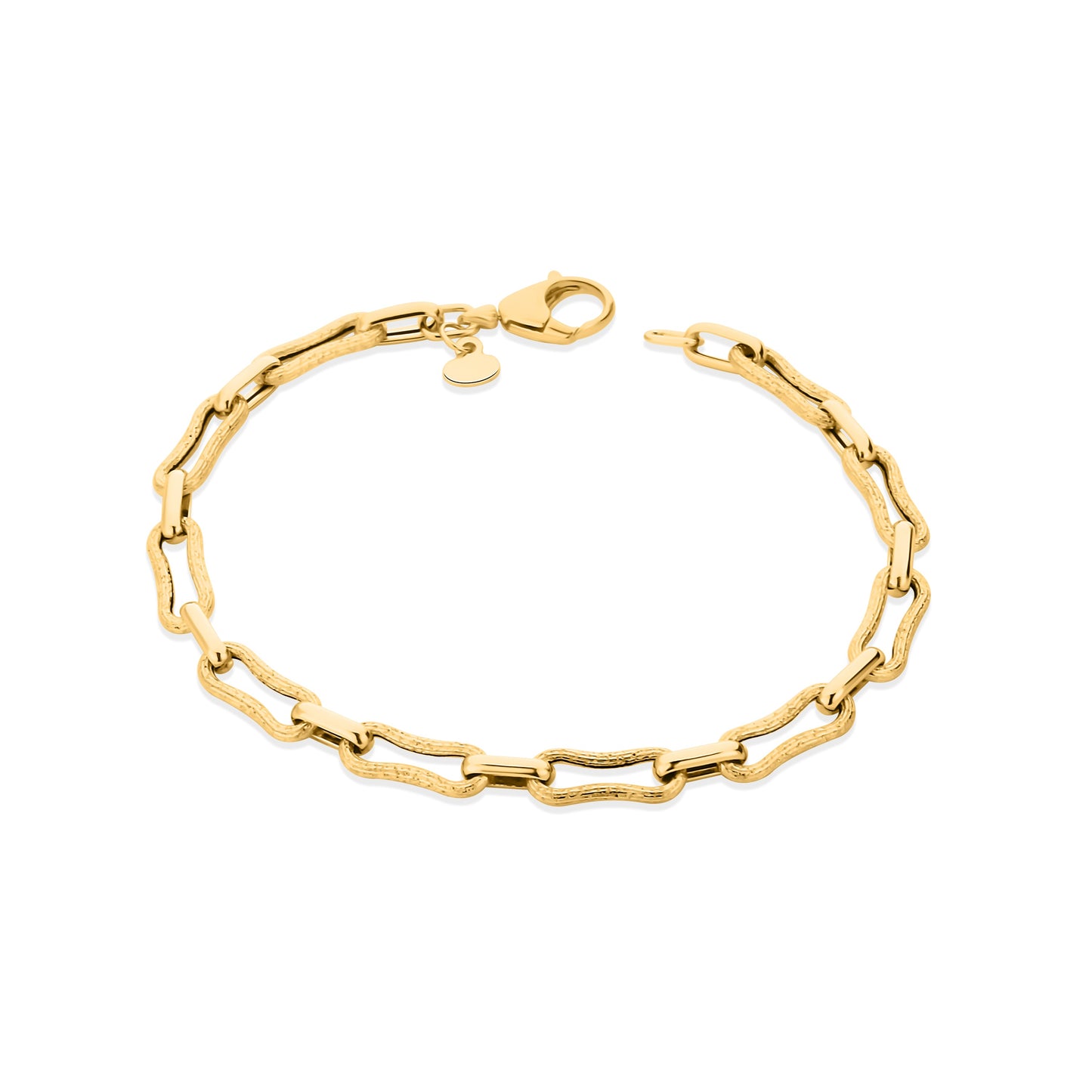 GIOVE MIO Exclusive 18kt Yellow Gold Bracelet with Diamond. Elevate Your Style with This Elegant Piece. Stand Out with This Exclusive Bracelet!