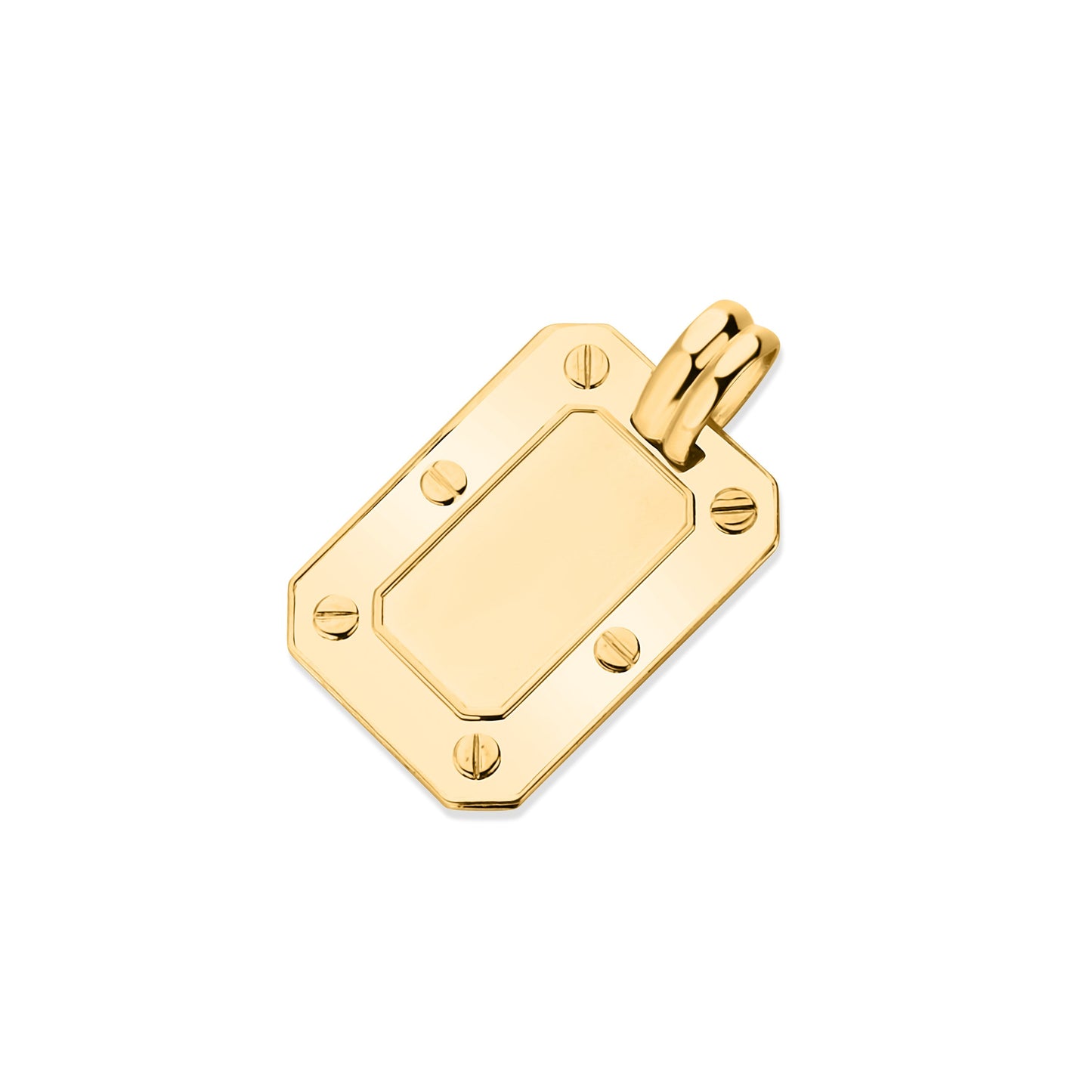 GIOVE MIO Dije de Placa en Oro Amarillo de 18Kt. Oro 18Kt / Amarillo / 16X23MM