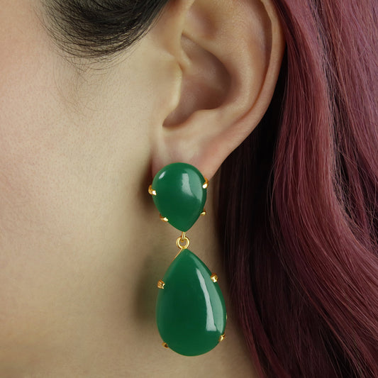 GIOVE MIO EARRINGS IN YELLOW SILVER 925