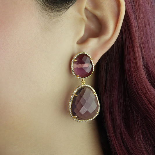GIOVE MIO EARRINGS IN YELLOW SILVER 925