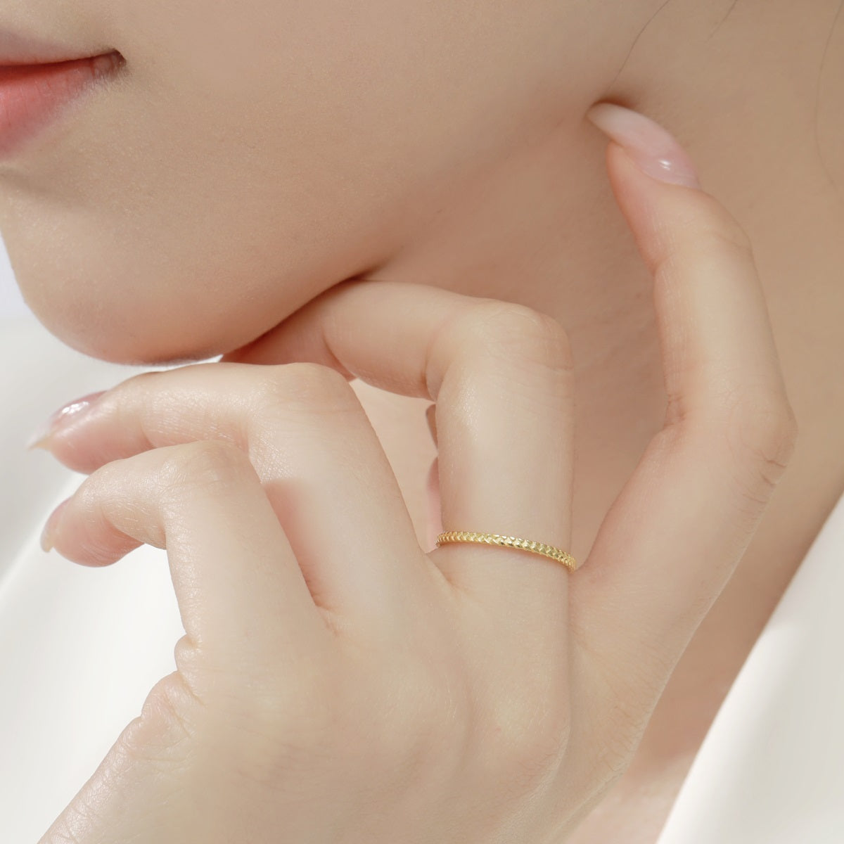 GIOVE MIO Anillo Fashion Anello Di Saturno en Plata 925 Bañada en Oro Amarillo de 18Kt. Plata 925 Bañada en Oro 18Kt / Amarillo