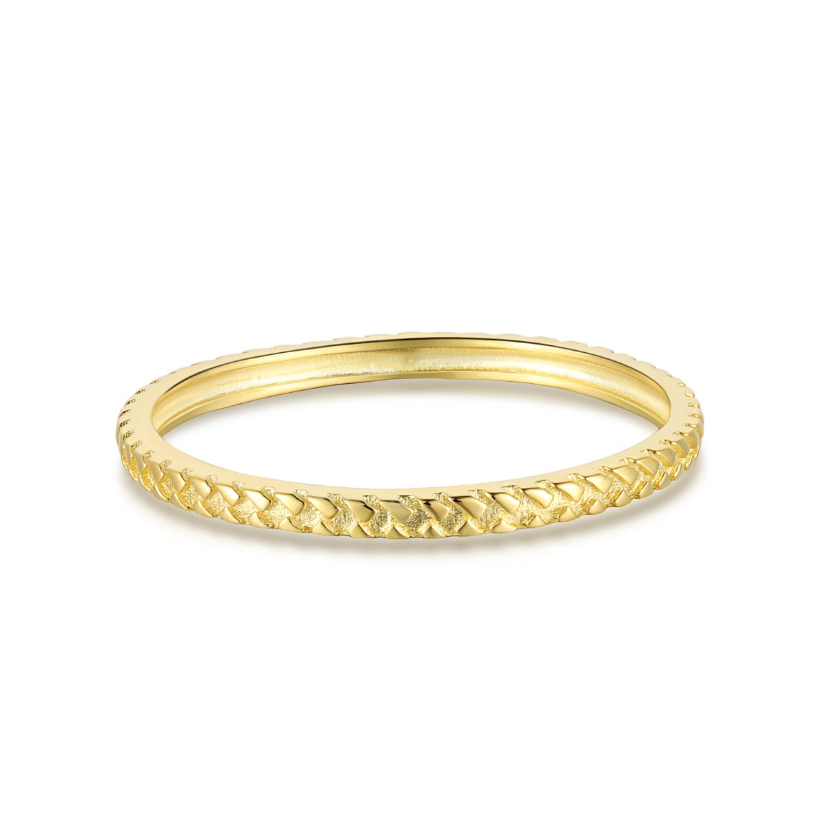 GIOVE MIO Anillo Fashion Anello Di Saturno en Plata 925 Bañada en Oro Amarillo de 18Kt. Plata 925 Bañada en Oro 18Kt / Amarillo