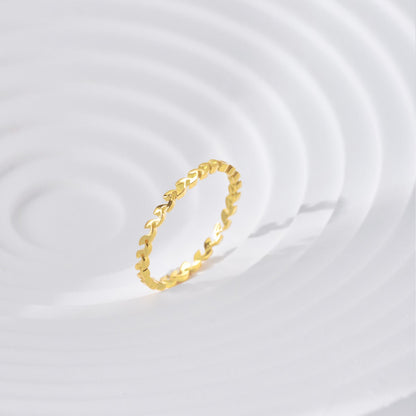 GIOVE MIO Anillo Fashion Raggi en Plata 925 Bañada en Oro Amarillo de 18Kt. Plata 925 Bañada en Oro 18Kt / Amarillo
