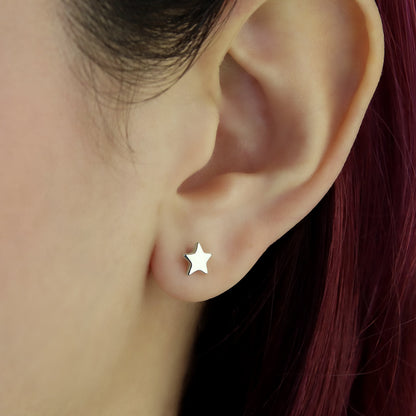 GIOVE MIO Studs Twinkle en Plata 925. Plata 925 / Blanco / 5X5MM