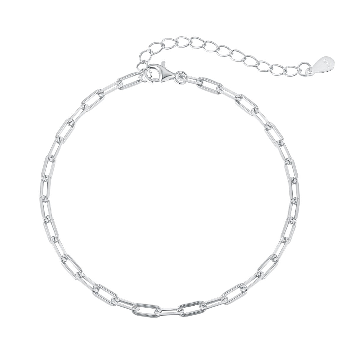 GIOVE MIO Pulsera de Cadena en Plata 925. Plata 925 / Blanco
