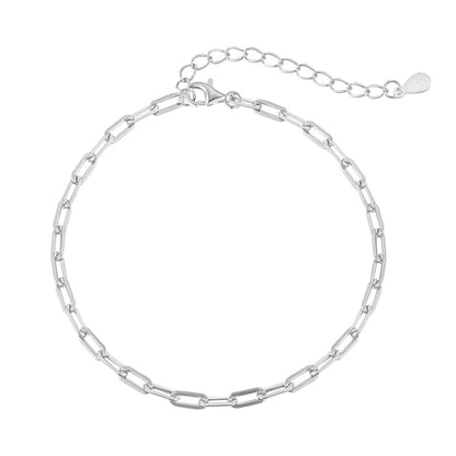 GIOVE MIO Pulsera de Cadena en Plata 925. Plata 925 / Blanco
