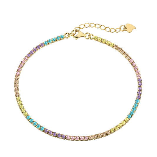 GIOVE MIO CHAIN NECKLACE WITH 925 YELLOW SILVER PENDANT