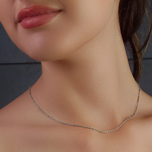 GIOVE MIO NECKLACE IN WHITE SILVER 925