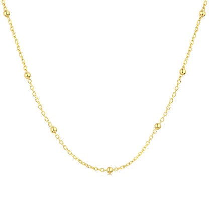 GIOVE MIO Cadena Allegra en Plata 925 Bañada en Oro Amarillo de 18Kt. Plata 925 Bañada en Oro 18Kt / Amarillo