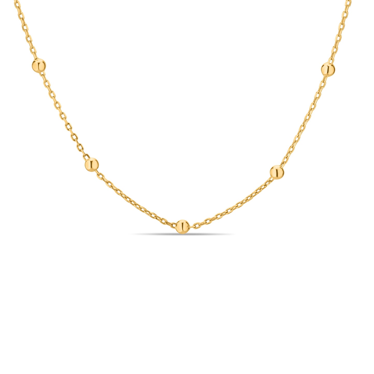 GIOVE MIO Cadena Allegra en Plata 925 Bañada en Oro Amarillo de 18Kt. Plata 925 Bañada en Oro 18Kt / Amarillo