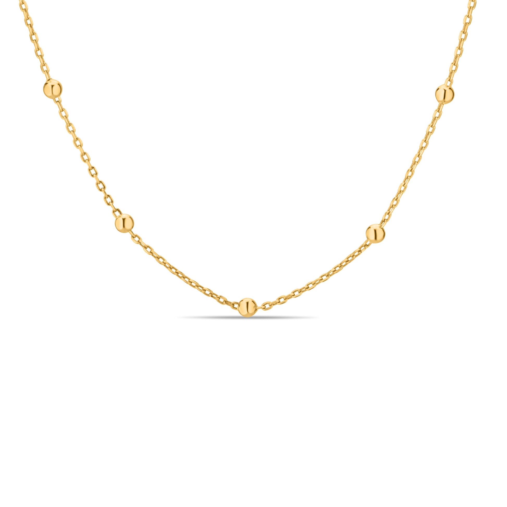 GIOVE MIO Cadena Allegra en Plata 925 Bañada en Oro Amarillo de 18Kt. Plata 925 Bañada en Oro 18Kt / Amarillo