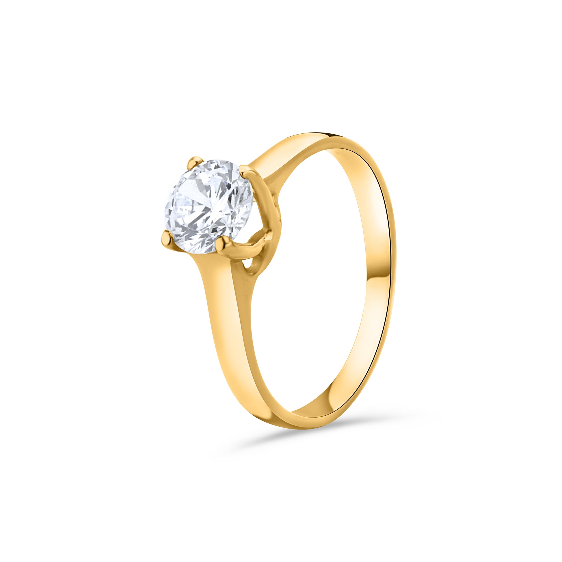 GIOVE MIO Solitario en Oro Amarillo de 18Kt. Oro 18Kt / Amarillo