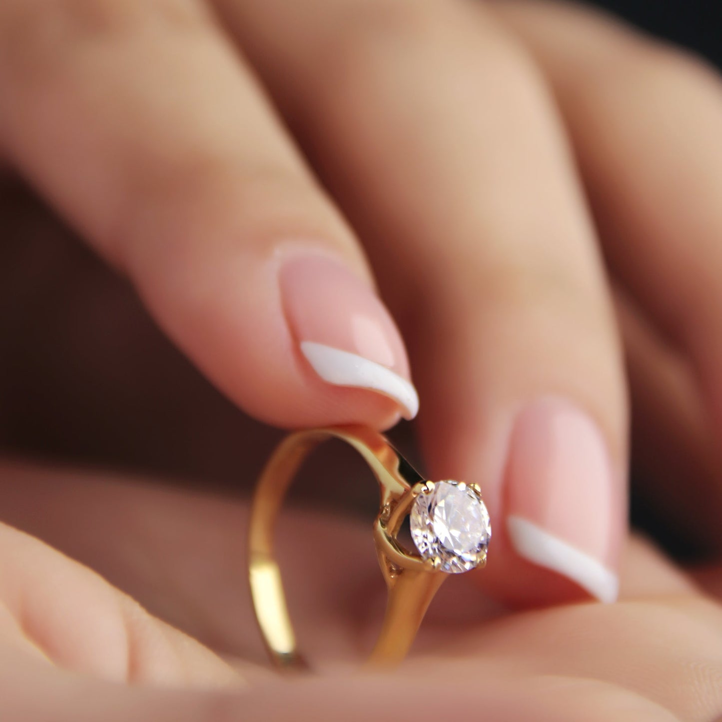 GIOVE MIO Solitario en Oro Amarillo de 18Kt. Oro 18Kt / Amarillo