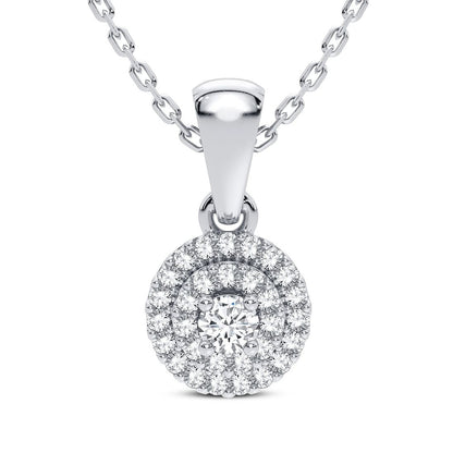 GIOVE MIO Dije de Fashion en Oro Blanco de 14Kt con Diamantes Naturales. Oro 14Kt / Blanco / 7MM