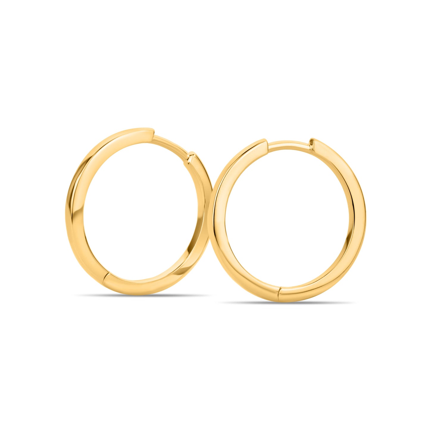 GIOVE MIO Huggies en Oro Amarillo de 14Kt. Oro 14Kt / Amarillo / 18MMX1.65MM