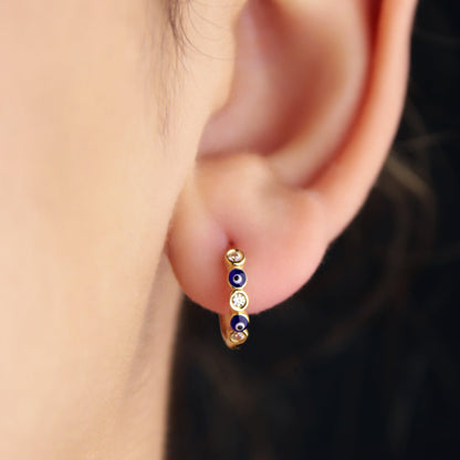 GIOVE MIO Huggies en Oro Amarillo de 18Kt. Oro 18Kt / Amarillo / 12.8X2.4MM