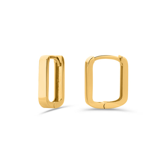 GIOVE MIO HUGGIE EARRINGS IN 14KT YELLOW GOLD