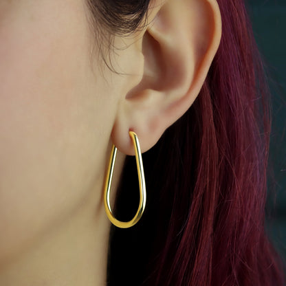 GIOVE MIO Argollas en Oro Amarillo de 14Kt. Oro 14Kt / Amarillo / 21X31MM TUB 2MM