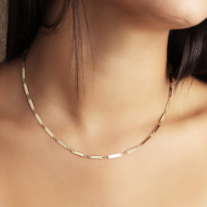 GIOVE MIO Collar Statement en Oro Amarillo de 14Kt. Oro 14Kt / Amarillo