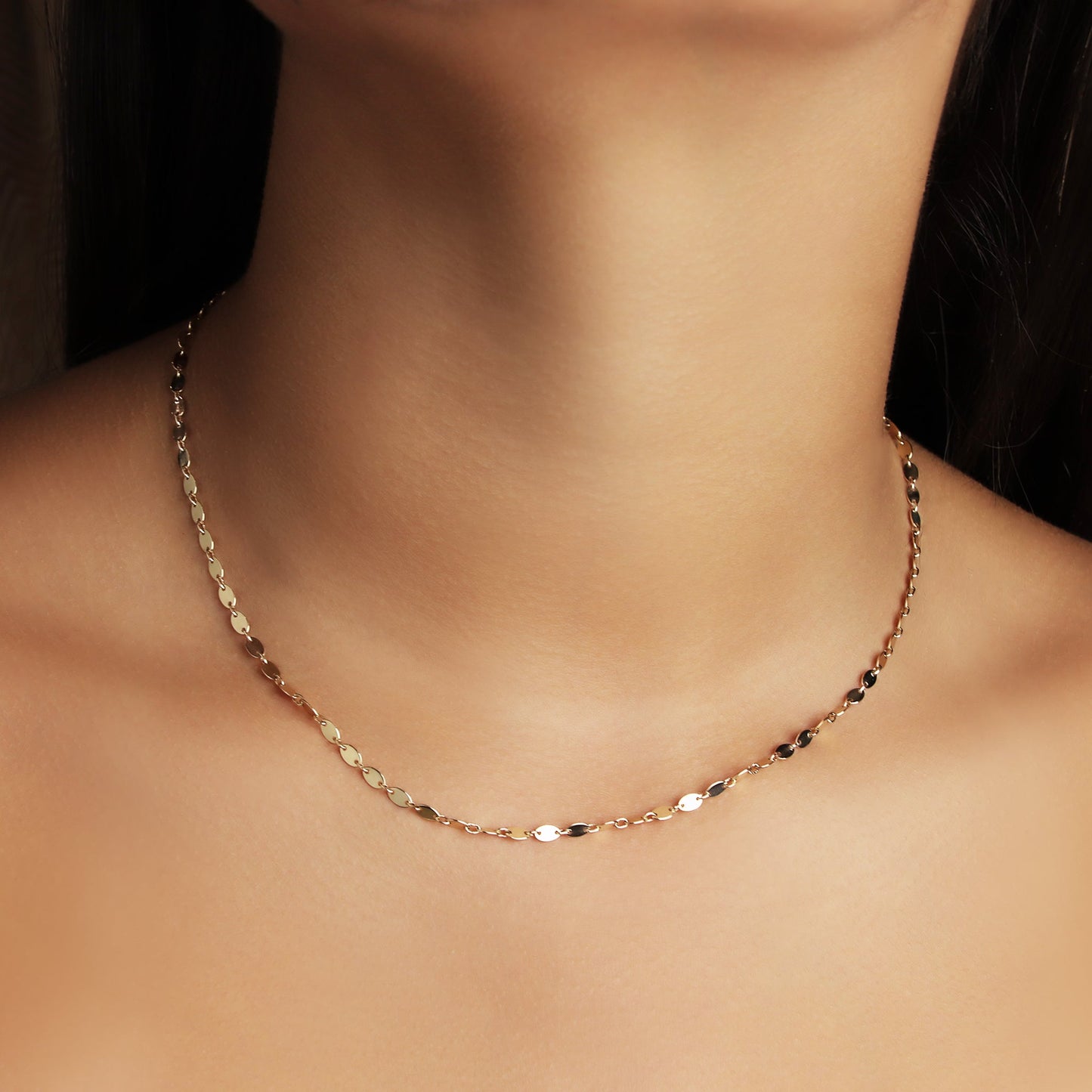 GIOVE MIO Collar Statement en Oro Amarillo de 14Kt. Oro 14Kt / Amarillo