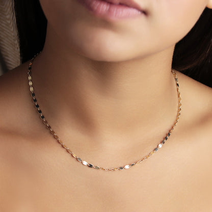 GIOVE MIO Collar Statement en Oro Amarillo de 14Kt. Oro 14Kt / Amarillo