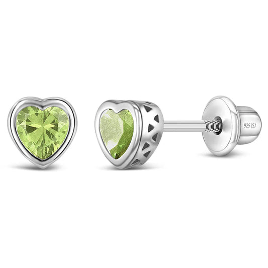 GIOVE MIO STUD EARRINGS IN WHITE 925 SILVER, WITH CUBIC ZIRCONIA CT.