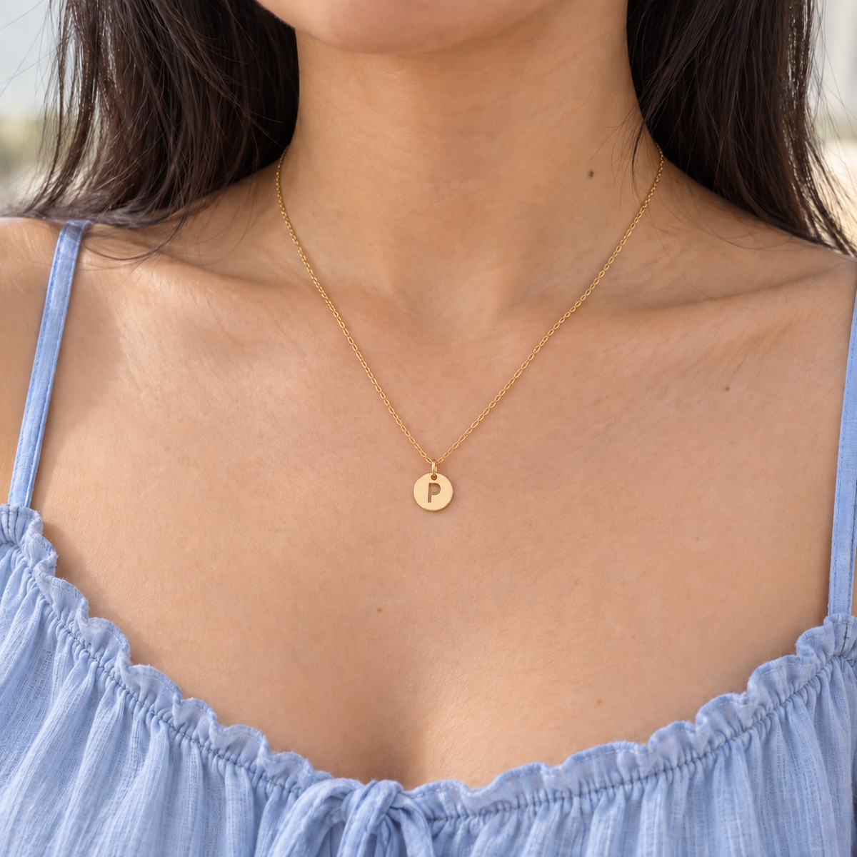 Collar inicial P — 00232432 — modelo