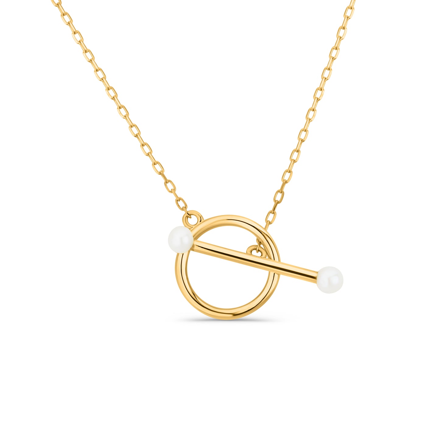 GIOVE MIO Cadena con Perlas en Oro Amarillo de 18Kt con Perlas Cultivadas de Aguadulce. Oro 18Kt / Amarillo