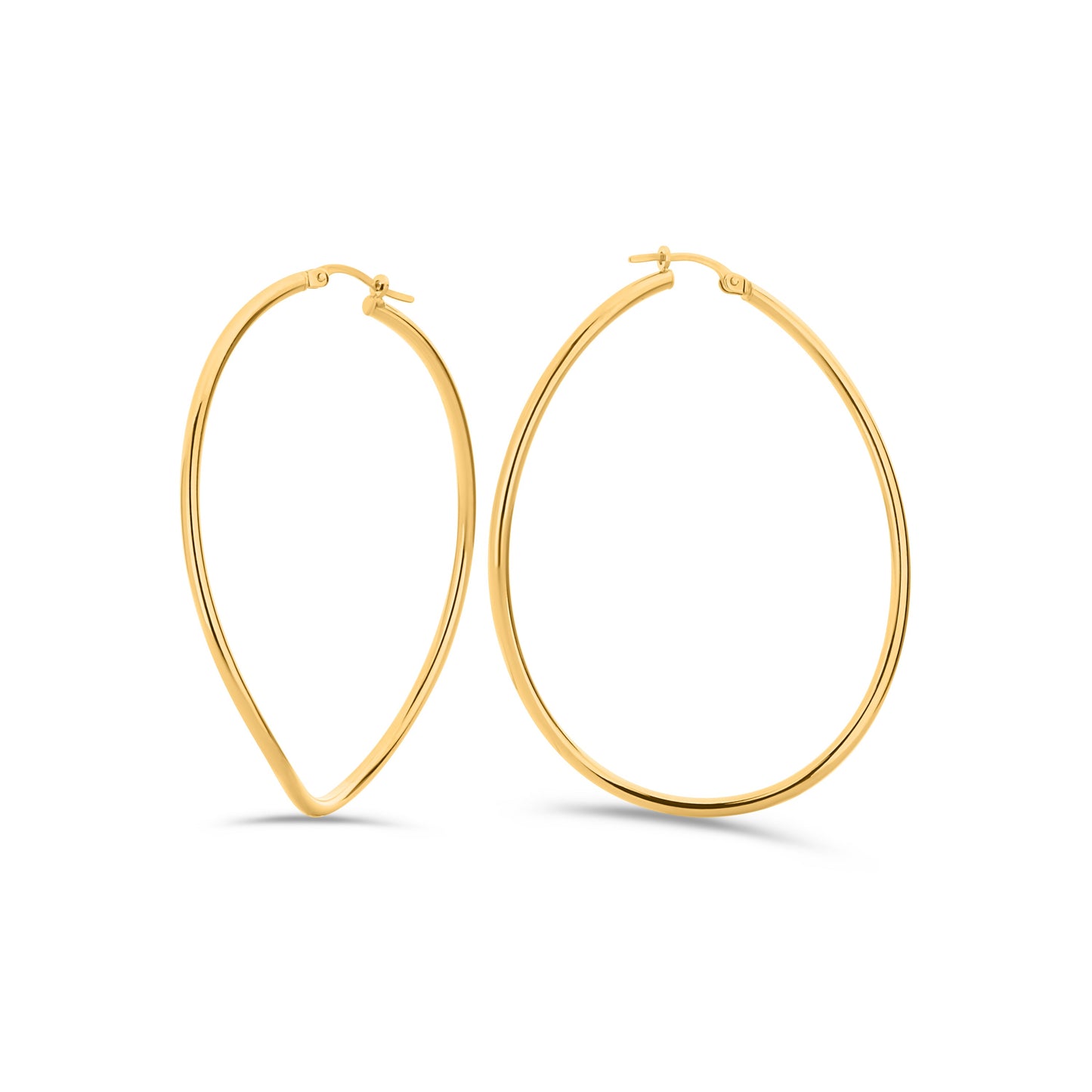 GIOVE MIO 18KT YELLOW GOLD HOOP EARRINGS