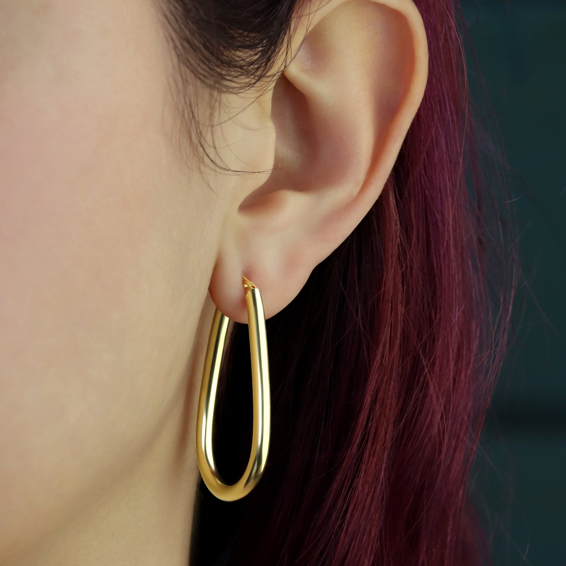 GIOVE MIO Argollas en Oro Amarillo de 18Kt. Oro 18Kt / Amarillo / 21X36MM TUB 2.8MM