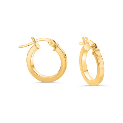 GIOVE MIO Argollas en Oro Amarillo de 18Kt. Oro 18Kt / Amarillo / 13.8MM TUB 2X2MM