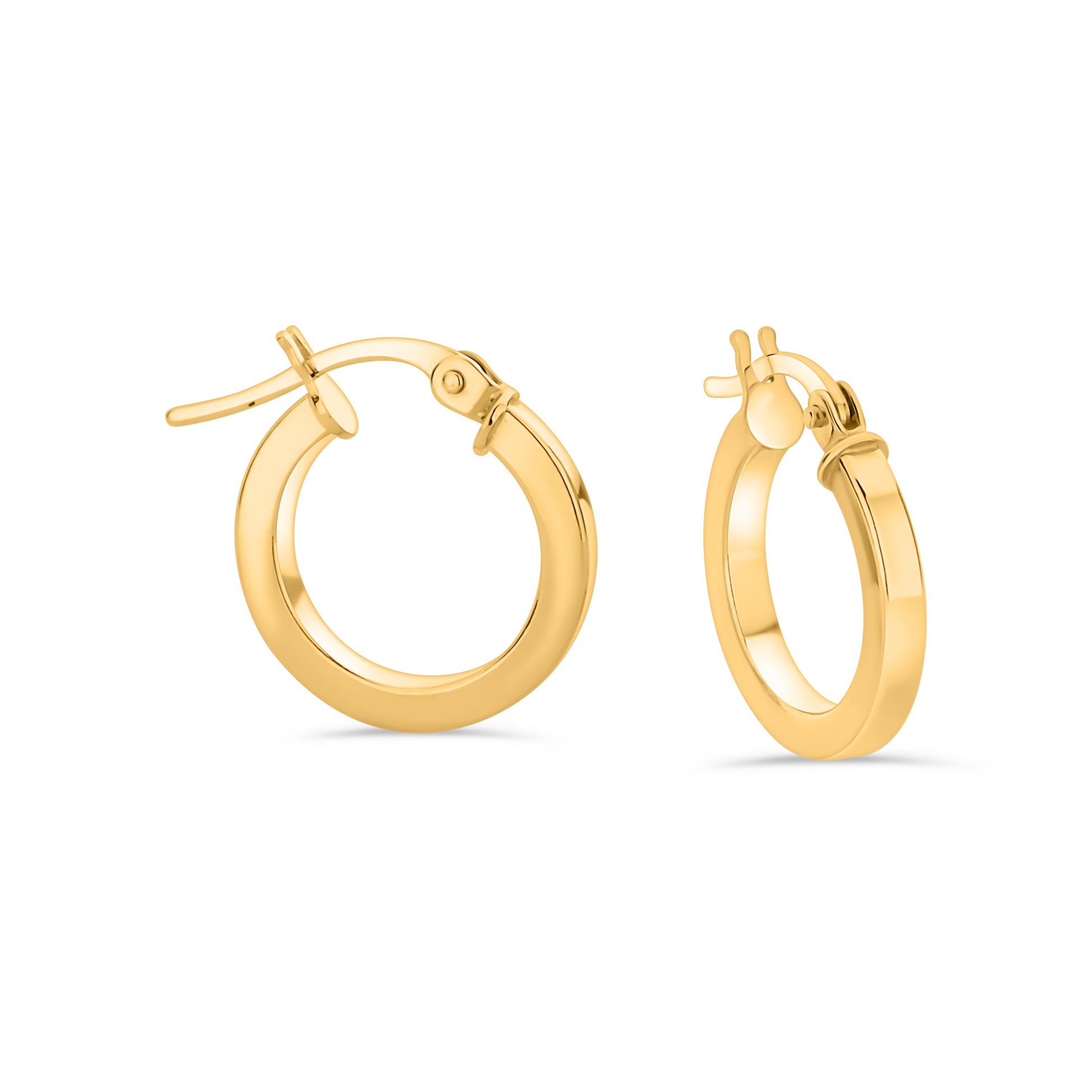 GIOVE MIO 18KT YELLOW GOLD HOOP EARRINGS