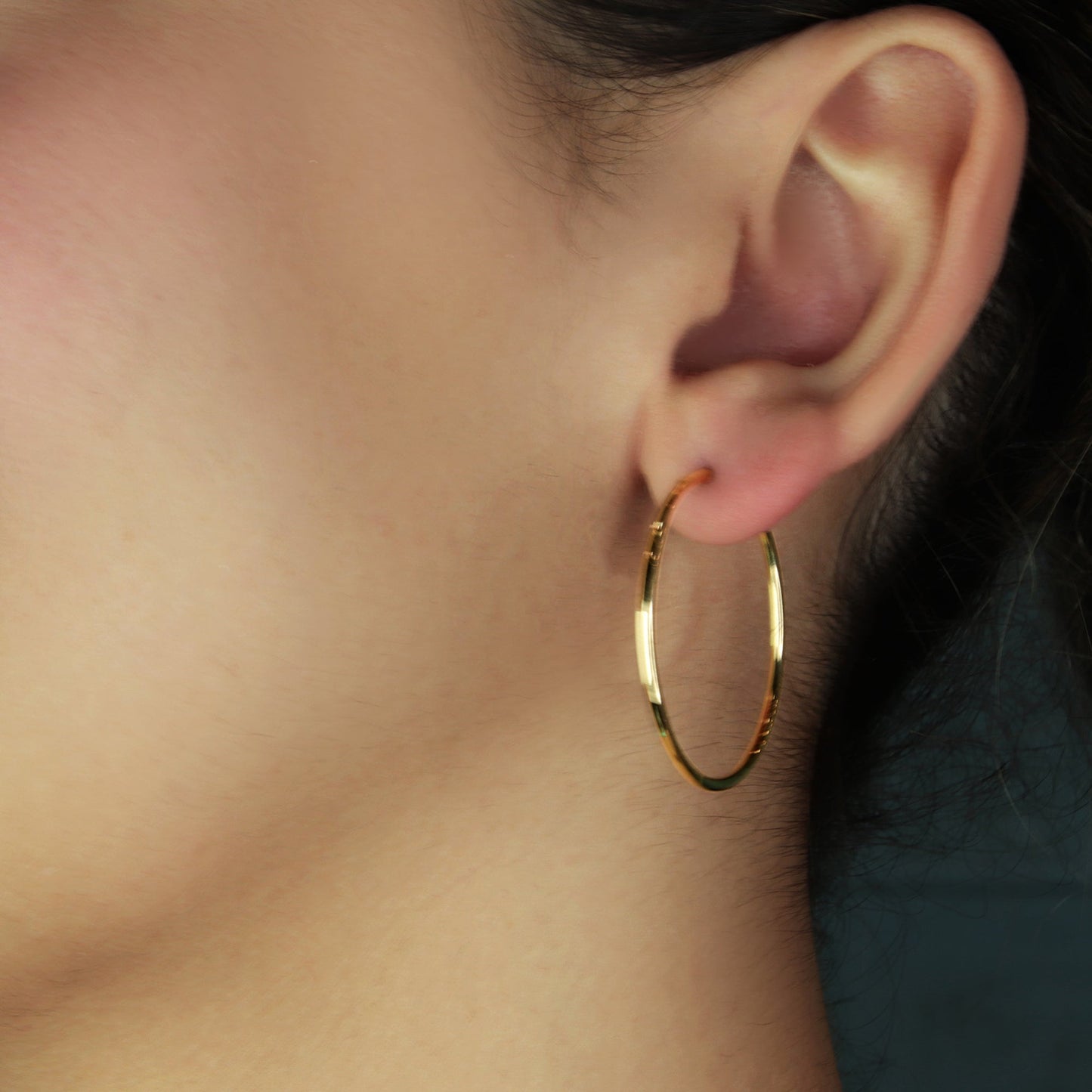 GIOVE MIO Argollas en Oro Amarillo de 18Kt. Oro 18Kt / Amarillo / 32MM TUB 1.5MM