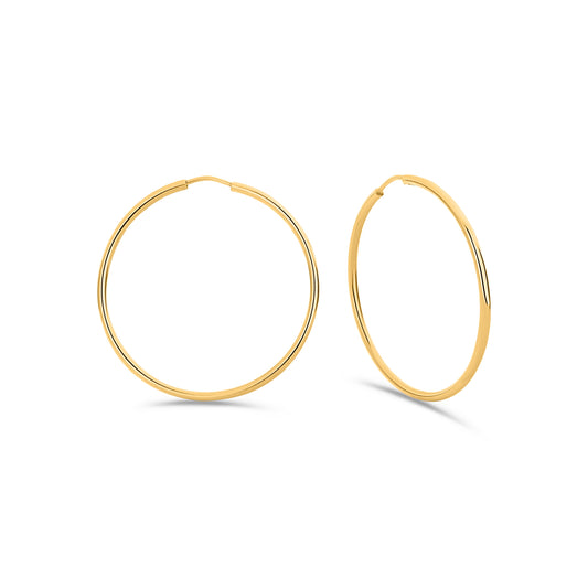 GIOVE MIO 18KT YELLOW GOLD HOOP EARRINGS