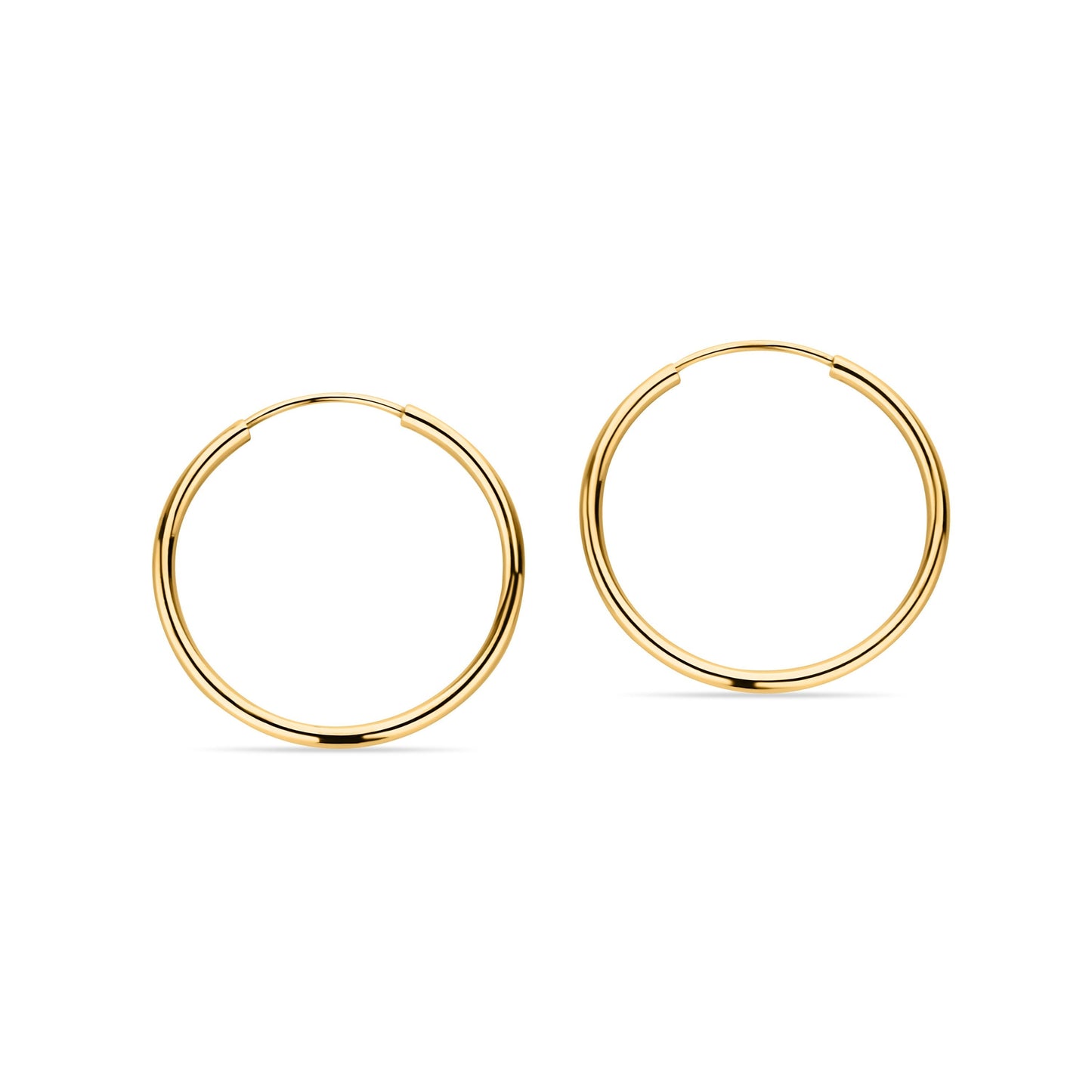 GIOVE MIO Argollas en Oro Amarillo de 18Kt. Oro 18Kt / Amarillo / 20X1MM