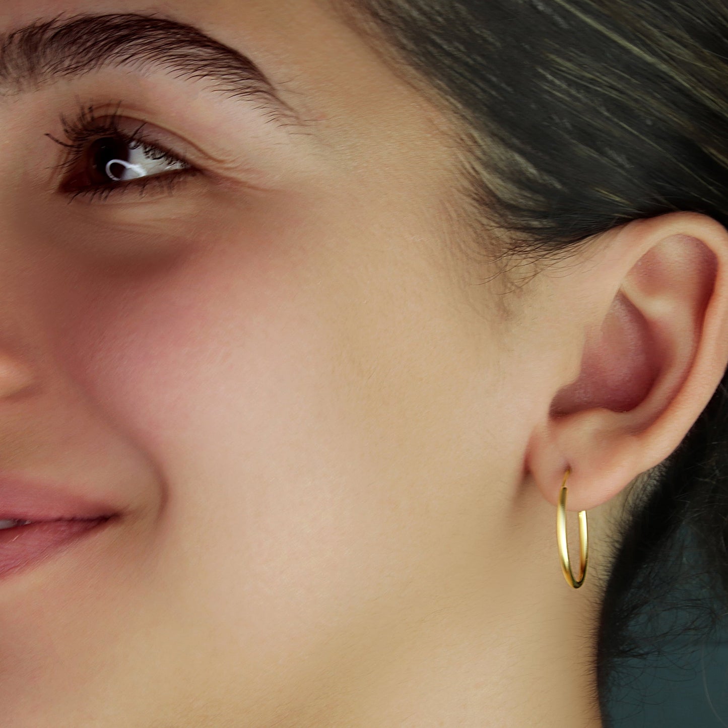 GIOVE MIO Argollas en Oro Amarillo de 18Kt. Oro 18Kt / Amarillo / 20X1MM