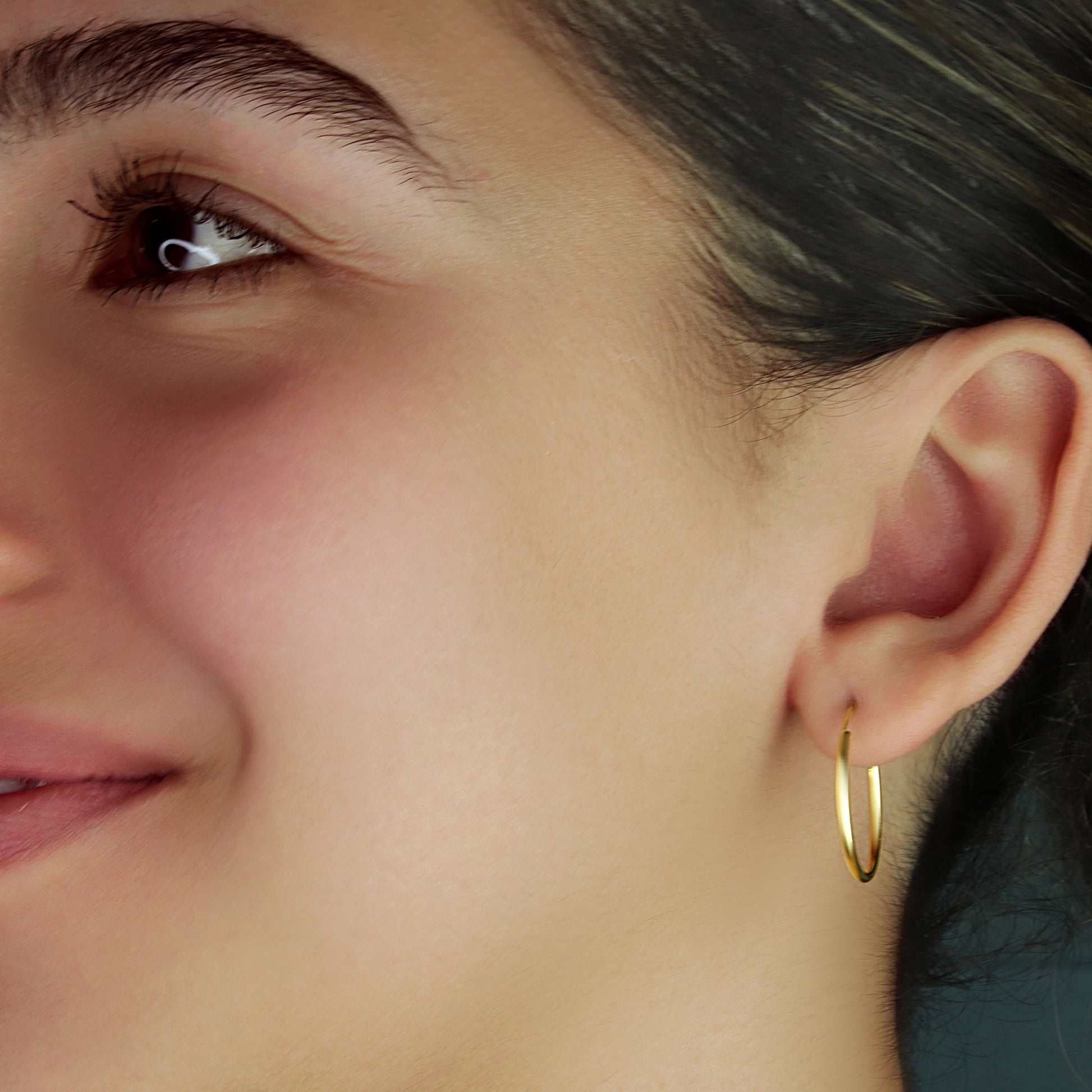 GIOVE MIO Argollas en Oro Amarillo de 18Kt. Oro 18Kt / Amarillo / 20X1MM