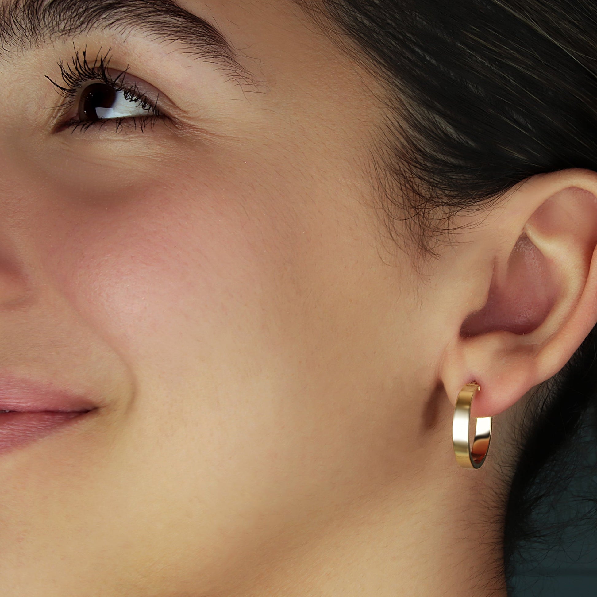 GIOVE MIO Argollas en Oro Amarillo de 18Kt. Oro 18Kt / Amarillo / 20X1MM