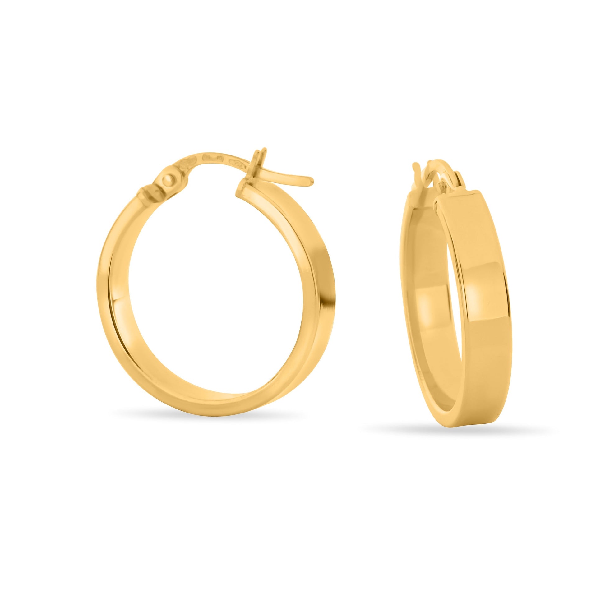 GIOVE MIO Argollas en Oro Amarillo de 18Kt. Oro 18Kt / Amarillo / 17MM TUB 3.5X1.3MM